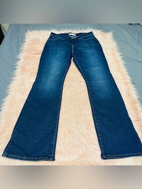 Signature by Levi Strauss Dark Blue Flare Jeans